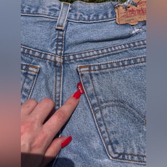 Y2K Vintage 100% Cotton Cut Off Denim Shorts - Picture 3 of 8